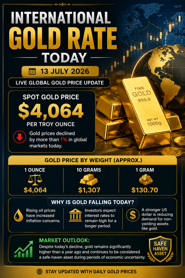 International Gold Rate Today – 13 July 2026