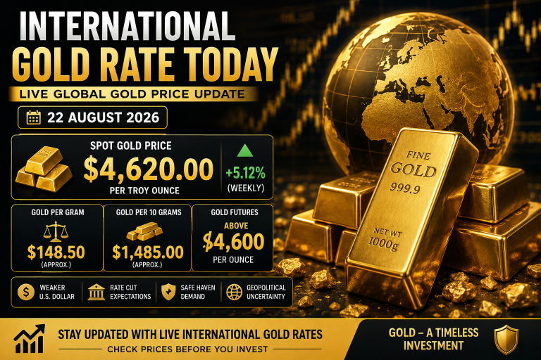 International Gold Rate Today – Global Gold Price Update